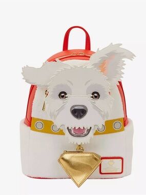 Loungefly DC Comics Supergirl Krypto Figural Mini Backpack NWT